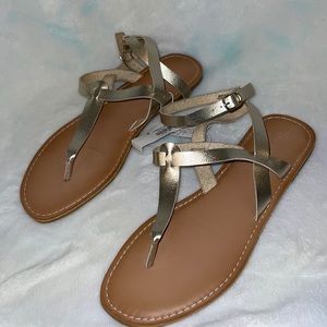 Gold old navy sandals